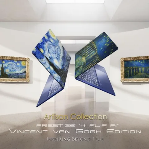 MSI Prestige 14 Flip AI+ Vincent van Gogh Edition